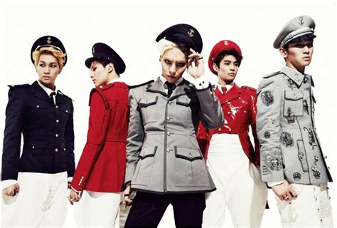 shinee's military inspired shirts